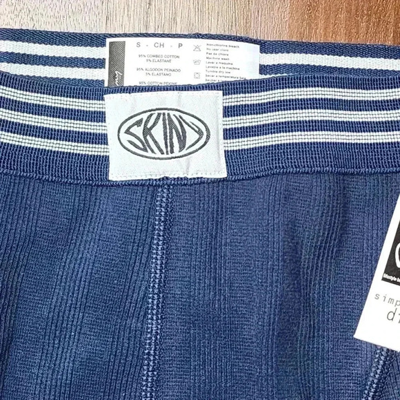 NWT Vintage Skiny Basic Now boxer pant briefs marine black #72372. Choose size - Picture 3 of 5